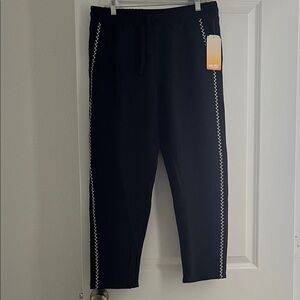 Malibu Black pants with White Accents